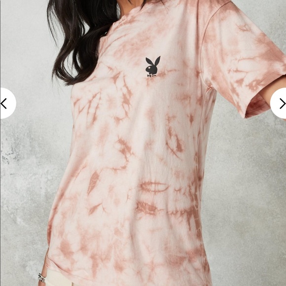 Playboy Stone Tie Dye Oversized T-Shirt - Picture 7 of 9